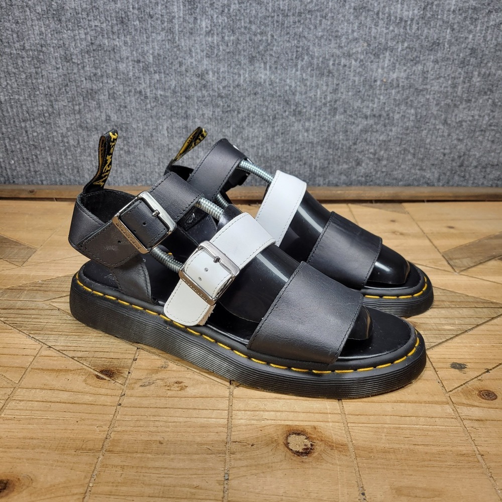 Dr. Martens Gryphon Contrast Leather Strap Sandals - Women's 11/Men's 10
